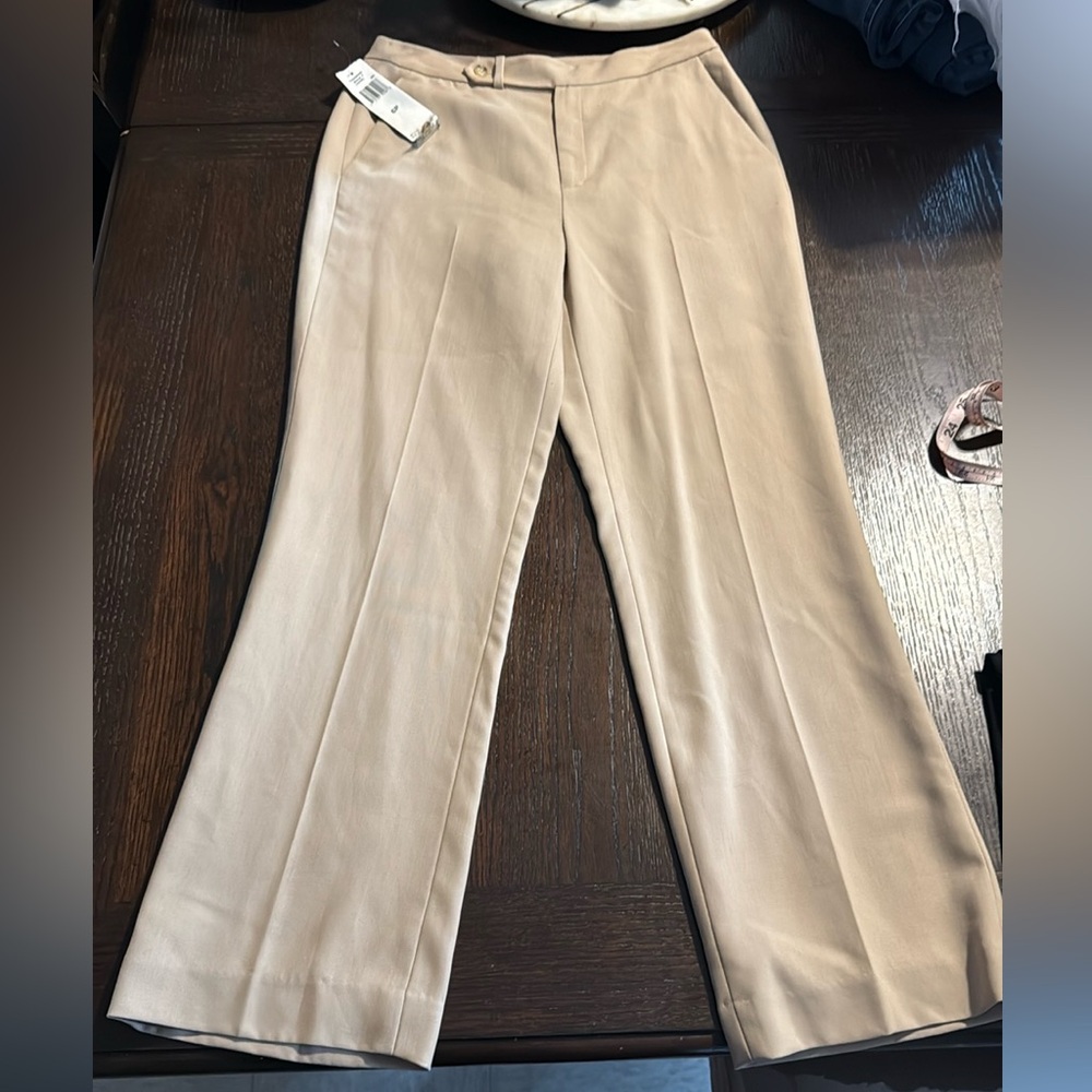 BNWT!Ralph Lauren Cream Petite Trousers